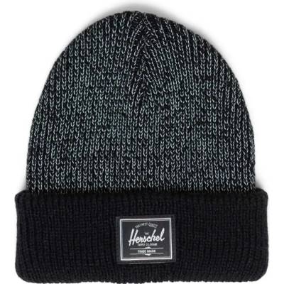 Herschel detská reflexná rebrovaná čiapka Elmer Black Reflective