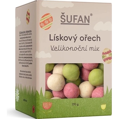 Šufan Lískový ořech Velikonoční mix 170 g
