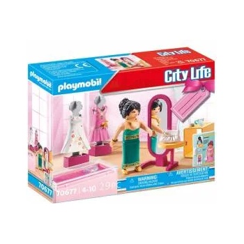 PLAYMOBIL Детски комплект за игра Playmobil, Подаръчен комплект: Моден бутик, 2970677