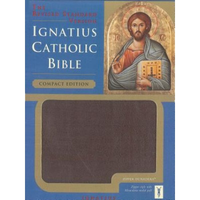 Ignatius Catholic Bible-RSV-Compact Zipper Press IgnatiusBonded Leather