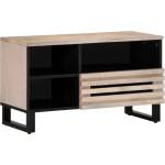 vidaXL ТВ шкаф, 80x34x46 см, масивно мангово дърво (377522)