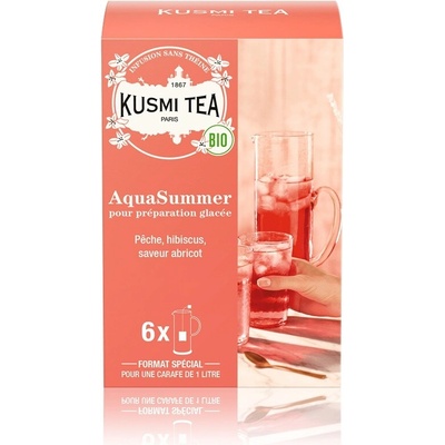 Kusmi Tea AquaSummer BIO ovocný ľadový čaj 6 ks