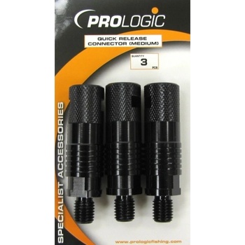 Prologic Quick Release Connector Medium Black 3 ks