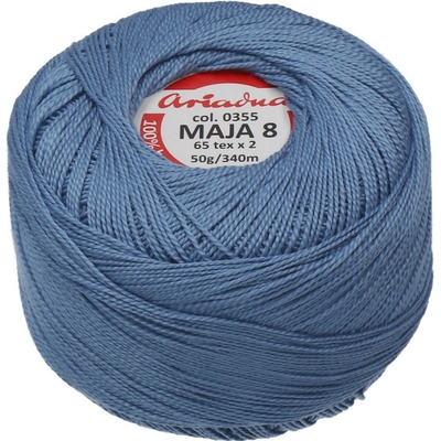 Ariadna Háčkovacia priadza Maja 8 50 g - 0355