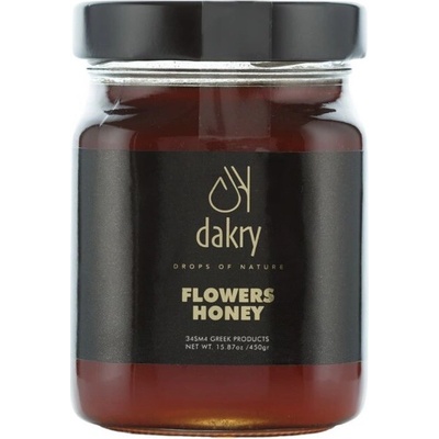 Dakry Olive Řecký květový med delikátní chuť nektaru divokých řeckých květin - 450 g
