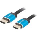 Lanberg черен HDMI v2.0 кабел, 1 м (CA-HDMI-P20CU-0010-BK) (CA-HDMI-P20CU-0010-BK)