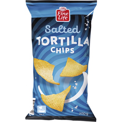 Fine Life Tortilla Chips Sýrové 200 g