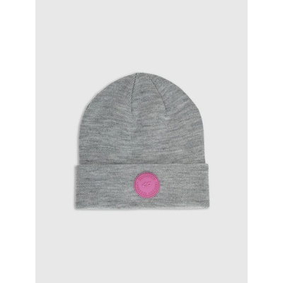 Dievčenská beanie čiapka ACAPF0749 Svetlosivá