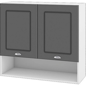 ИРИМ Горен кухненски шкаф Сити БФ-Цимент мат-06-8 80 см