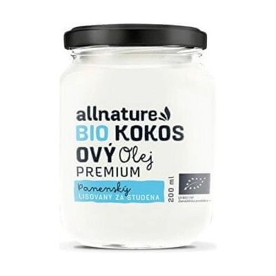 Allnature Kokosový olej Bio Premium 0,2 l