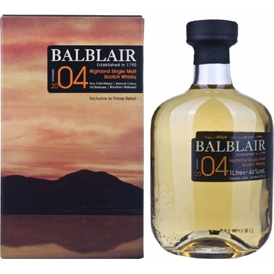 Balblair Bourbon Matured 2004 46% 1 l (karton)