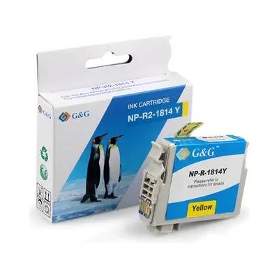 Compatible ГЛАВА ЗА EPSON Expression Home XP 30/102/202/205/302/305/402/405 - Yellow - C13T18044010/C13T18144010 - PN NP-R-1814Y - G&G (200EPST1814G)