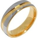 SILVEGO Snubný oceľový prsteň pre mužov Mariage RRC2050-M