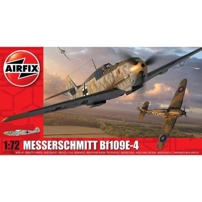 Airfix Messerschmitt Bf109E 4 Model Set lietadlo 1:72 64 dielov