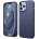 elago Soft Silicone Case - силиконов (TPU) калъф за iPhone 13 Pro Max (тъмносин)