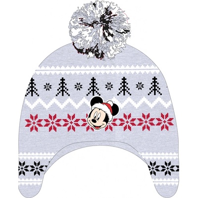 dětská čepice s Mickey Mouse světle šedá