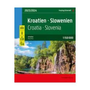 Kroatien - Slowenien, Autoatlas 1: 150.000, freytag & berndt | freytag & berndt (2023)