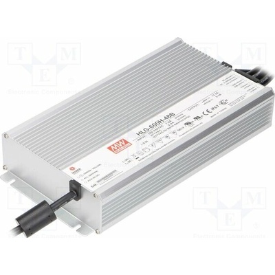 MEAN WELL HLG-600H-48B Napájecí zdroj: spínaný; LED; 600W; 48VDC; 12,5A; 90÷305VAC; IP67