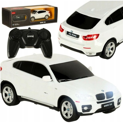 Rastar RC Dálkově ovládané auto BMW X6 bílé se světelnými efekty 1:24