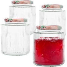 Altom Zavárací pohár s viečkom a etiketou 4 ks x 450 ml