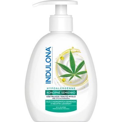 Indulona tekuté mydlo Konopné semienko 250 ml