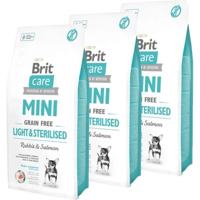 Brit Care Mini Dog Light & Sterilised Rabbit & Salmon 7 kg