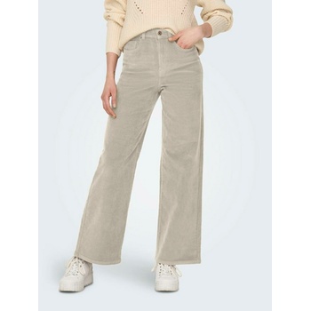 ONLY Бежови дамски панталони от велур с широки крачоли ONLY Hope ONLY | Bezhov | ЖЕНИ | 24-25/32