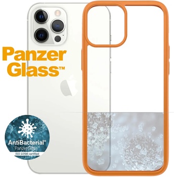 Panzer Калъф PanzerGlass - Clear, iPhone 12 Pro Max, прозрачен/оранжев (5711724002847)