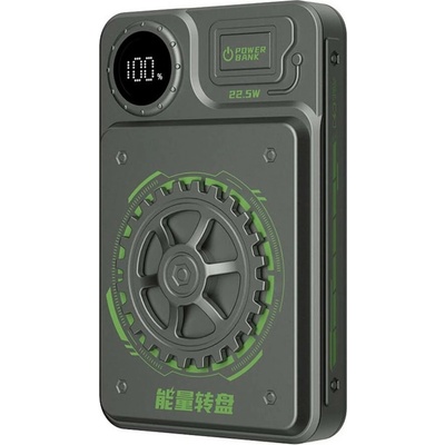 Dudao Външна батерия /power bank/ Dudao K24, 10 000mAh, сива, 1x USB-A, 1x USB-C, 22.5W (DDA348)