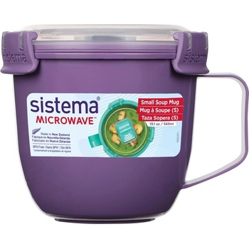 Sistema Microwave Hrnek na polévku 565 ml fialová