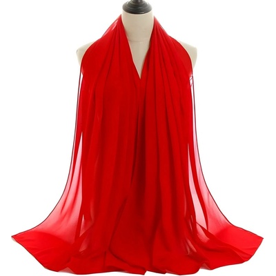 Šála OL-33822 červená KP33822