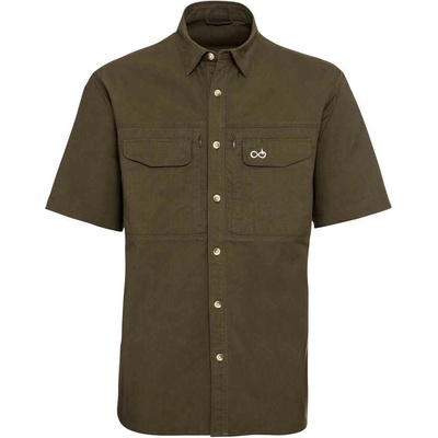 Košeľa Merkel Gear Pánska poľovnícka ILEX Pro Cordura krátky rukáv olivová