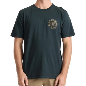 Roark Мъжка тениска Roark Division T-shirt - Washed Black (216-7590-0113)