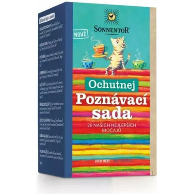 Sonnentor Ochutnaj poznávacia sada 20 čajov 34,4 g