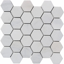 Alfistyle Kamenná mozaika NH204 30,7 x 30,5 cm Hexagon milky white 1ks
