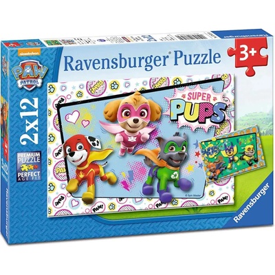 Ravensburger PAW Patrol Labková patrola 2x12 dielov