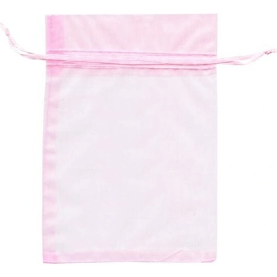 Sáček organza 9 x 12cm růžový