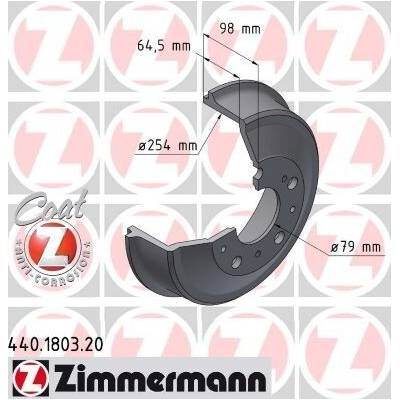 Brzdový buben ZIMMERMANN 440.1803.20 (440180320)