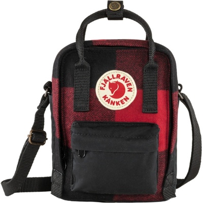 Fjällräven Kanken Re-Wool Sling 320-550/Red/black 2.5l