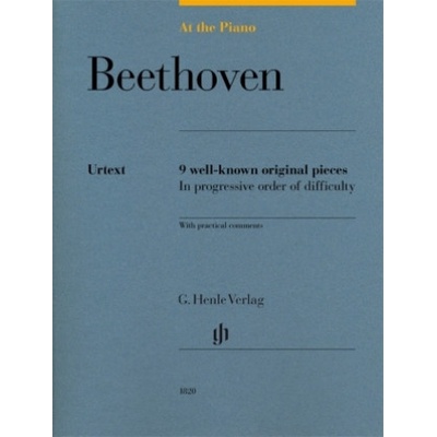 At The Piano Beethoven noty pre klavír 9 známych originálnych skladieb v postupnom poradí obtiažnosti s praktickými komentármi