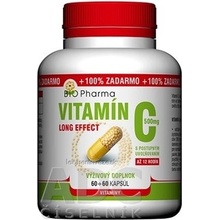 BIO Pharma Vitamín C so šípkami 500 mg 120 tabliet