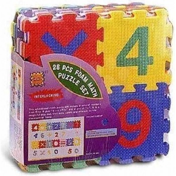 Lee puzzle čísla a znaky 28 ks