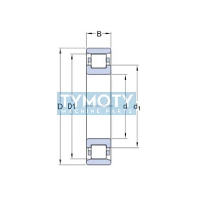 SKF N 226 ECP valčekové ložisko