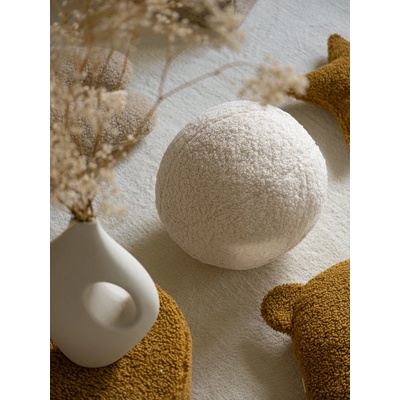 Wigiwama Vankúš Cream White Ball 35x35