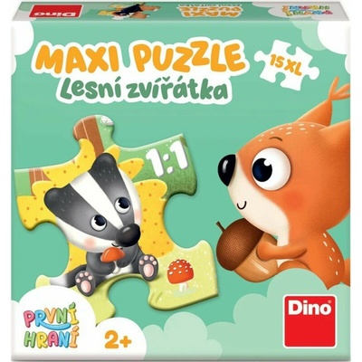 Dino Prvá hra Lesné zvieratá 15 maxi dielov