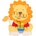 Orange Tree Toys Дървен пъзел Orange Tree Toys - Лъв, 4 части (OTT06089)