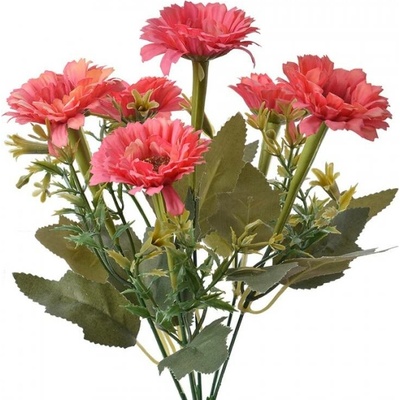 Umělé květiny růžové gerbery – 30 cm