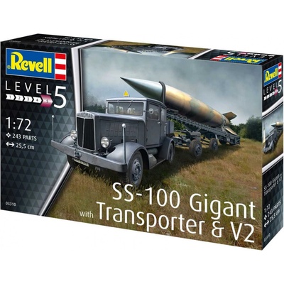 Revell SS 100 Gigant With Transporter Whit V2 03310 1:72