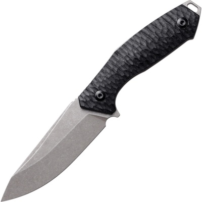 REMETTE RT-Allosaurus Knife Black G10, Stonewashed D2 RTAS-B