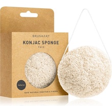 BrushArt Home Salon Konjac sponge jemná exfoliační houbička na tělo Natural